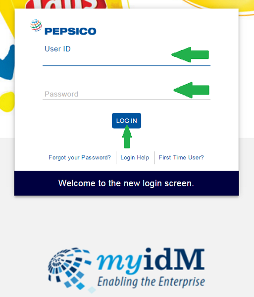 pepsico login homepage
