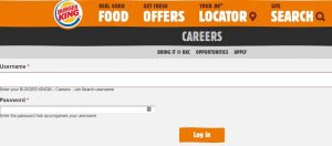 Burger King Employee Login at bk.com
