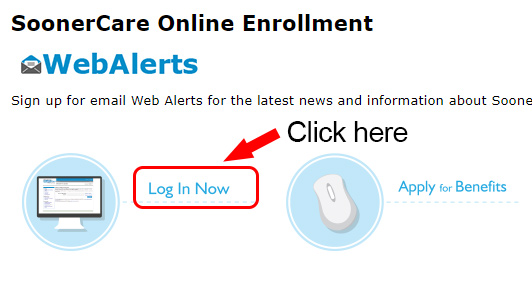 oklahoma healthcare authority log in button