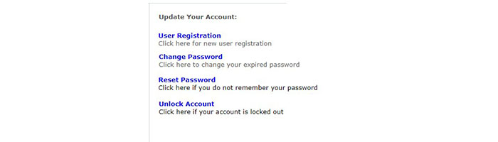 Mosaic Employee Reset Password button